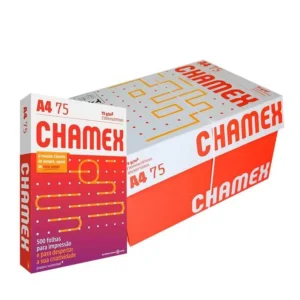 Papel Sulfite A4 Chamex Office 75g 210 x 297mm – Caixa com 10 Resmas (5000 Folhas) – R$ 129,90 - material de escritório para atacado